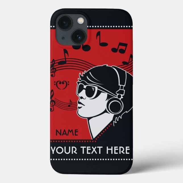 Case-Mate iPhone Coques de musique Art déco (Verso)
