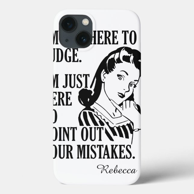 Case-Mate iPhone coques de périphérique de nom personnalisé "Not He (Verso)