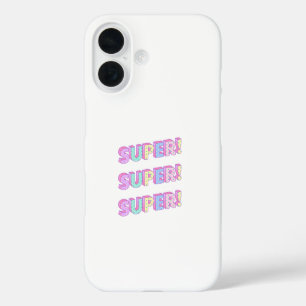 coques d'iphone avec le titre "SUPER"