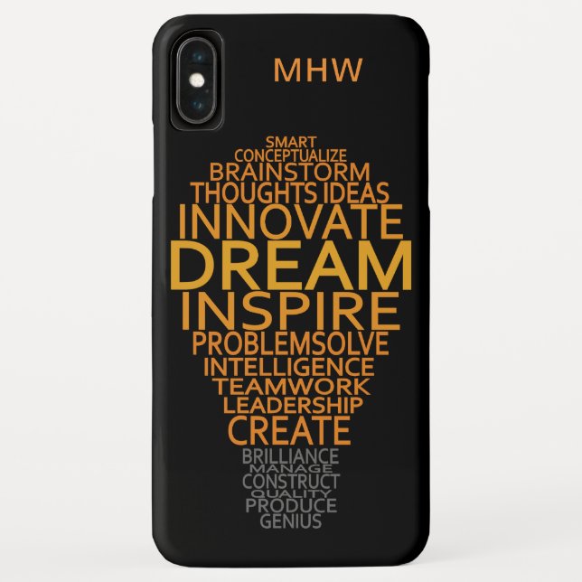 Case-Mate iPhone Coques monogrammes personnalisés Inspirational Lig (Dos)