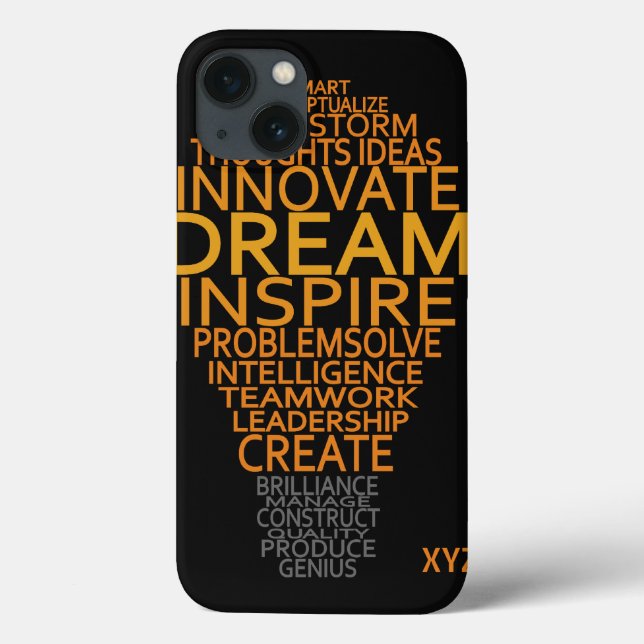 Case-Mate iPhone Coques monogrammes personnalisés pour ampoule légè (Verso)