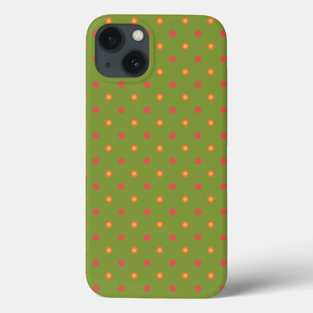 Case-Mate iPhone Couleurs de pavot Pois coque ipad-Mate Coque (Verso)