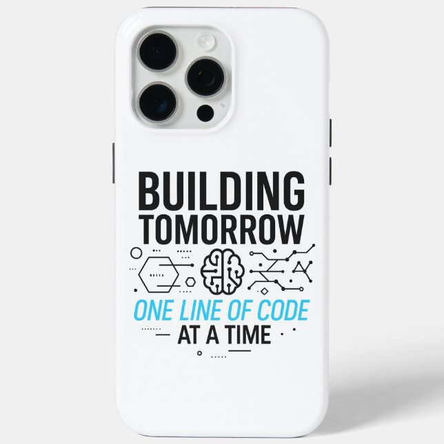 Case-Mate iPhone Créer une ligne de demain par Coque de code | Tech (Verso)
