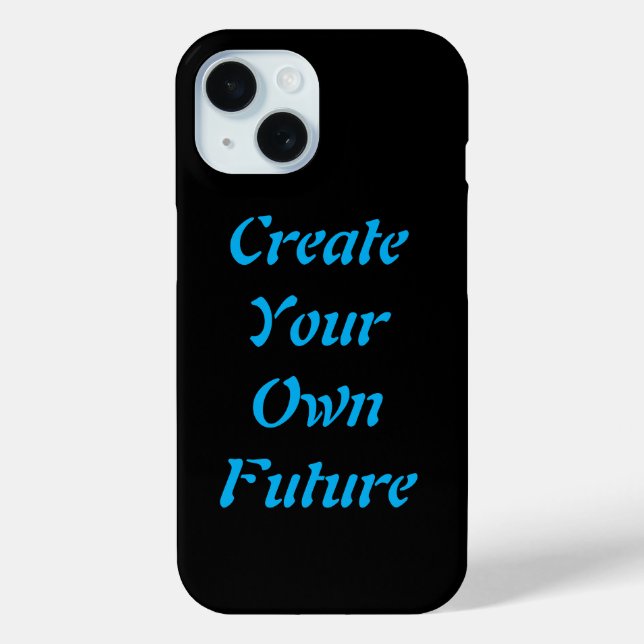 Case-Mate iPhone "Créez Votre Propre Avenir - Coque iPhone" (Verso)
