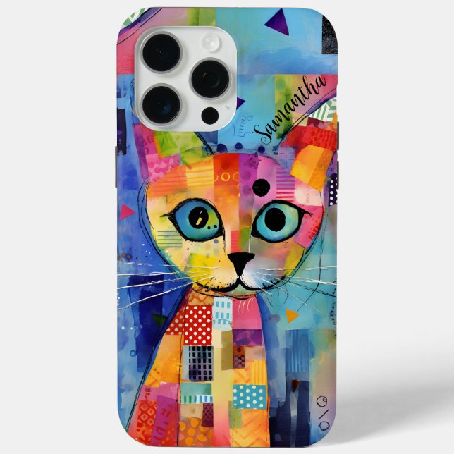 Case-Mate iPhone Cute Calico Chat Coque personnalisé (Verso)