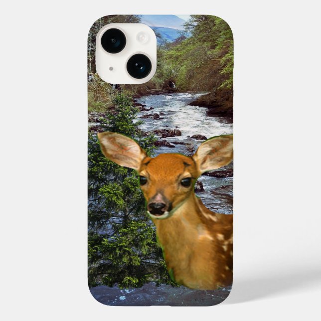 Case-Mate iPhone Deer Art aucun coque (Verso)
