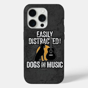 Case-Mate iPhone Facilement distrait par les chiens et Coque de mus