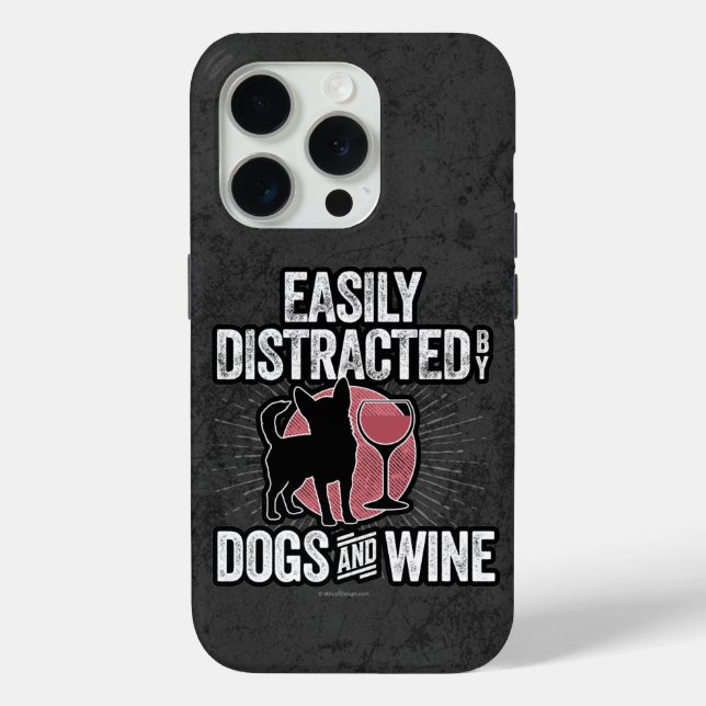 Case-Mate iPhone Facilement distrait par les chiens et le Coque de  (Verso)