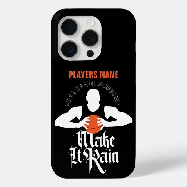 Case-Mate iPhone Faire pleuvoir (Basketball) Coque-Mate coque iphon (Verso)