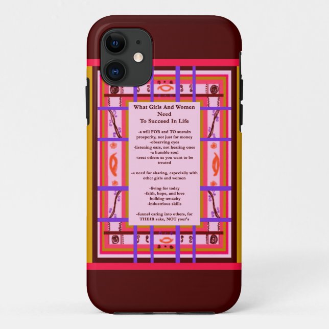 Case-Mate iPhone Fille Power Curvy Plaid Femme coque de succès (Dos)