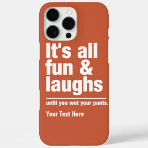 iPhone 16 Pro Max FUN & LAUGHS coques de couleurs personnalisés