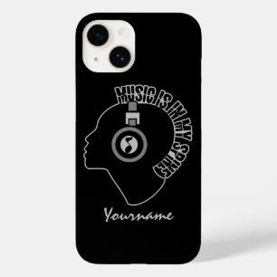 Case-Mate iPhone La musique est dans ma colonne coque