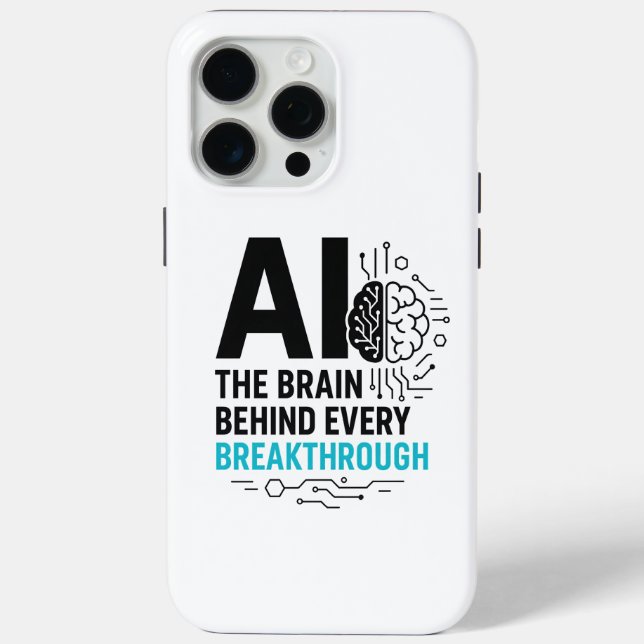 Case-Mate iPhone Le cerveau de l'IA derrière les percées Coque | Te (Verso)