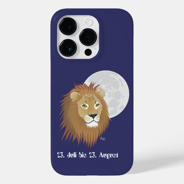 Case-Mate iPhone Lion 23 juillet au 22 août Coques pour Apple iPhon (Verso)