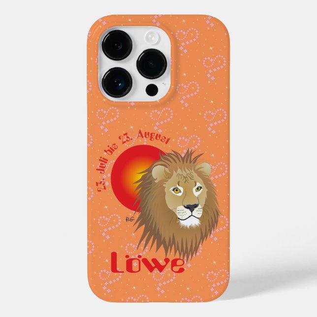 Case-Mate iPhone Lion 23 juillet au 22 août Coques pour Apple iPhon (Verso)