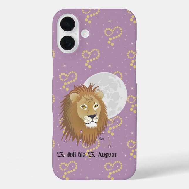 Case-Mate iPhone Lion 23 juillet au 22 août Coques pour Apple iPhon (Verso)