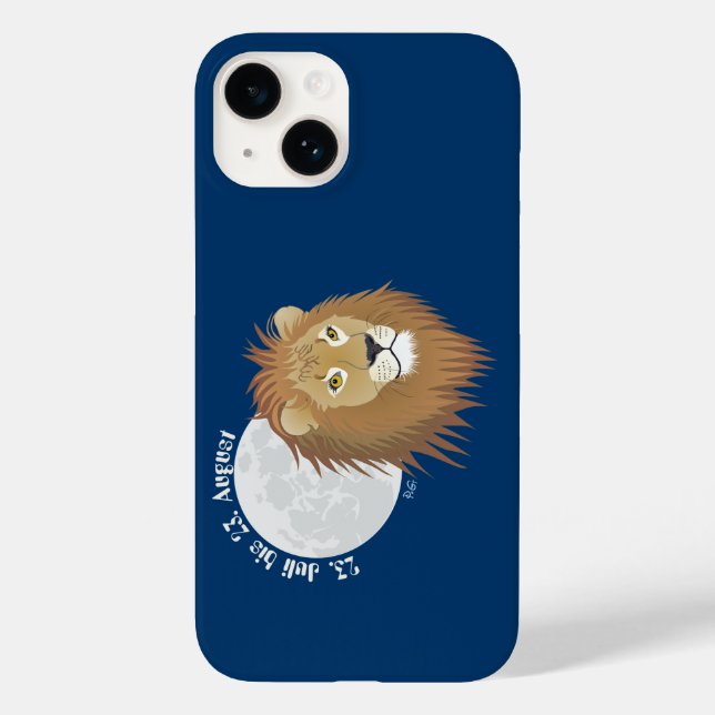 Case-Mate iPhone Lion 23 juillet au 22 août Coques pour Apple iPhon (Verso)