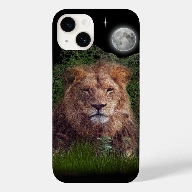 Case-Mate iPhone Lion Phone 14 Coque (Verso)
