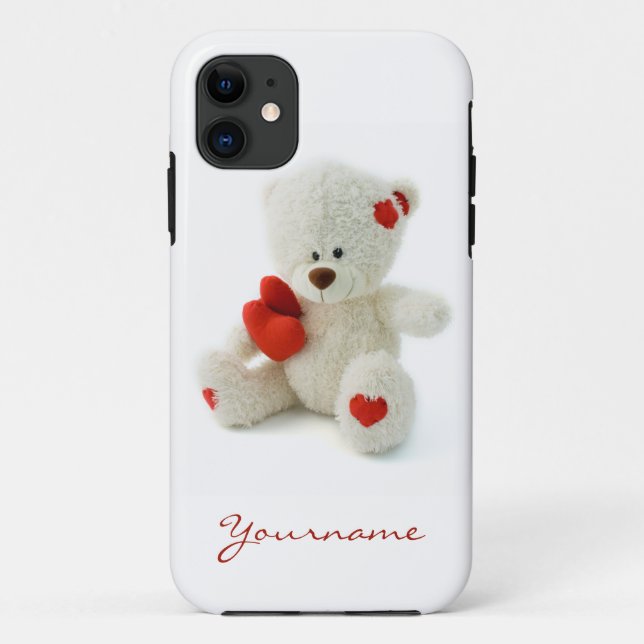Case-Mate iPhone Love Teddy Valentine coques personnalisés (Dos)