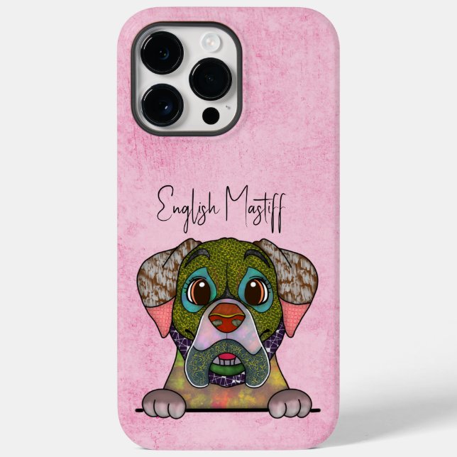 Case-Mate iPhone Mastiff Anglais Coque-Mate coque iphone-Mate (Verso)
