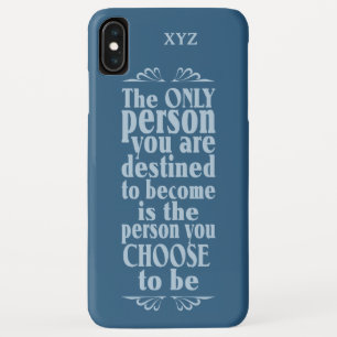 MOtivational CHOICE personnalisé monogramme coques