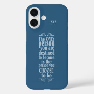 MOtivational CHOICE personnalisé monogramme coques
