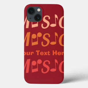Pour iPhone MUSIQUE coques personnalisés