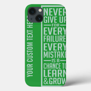 N'abandonnez jamais les coques de motivation