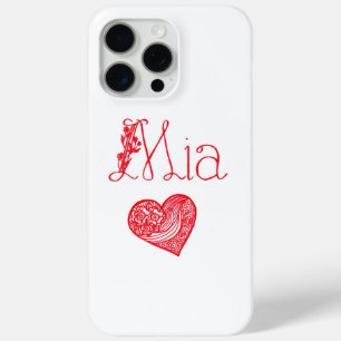 Case-Mate iPhone Nom personnalisé & Cœur – Coque personnalisée iPho