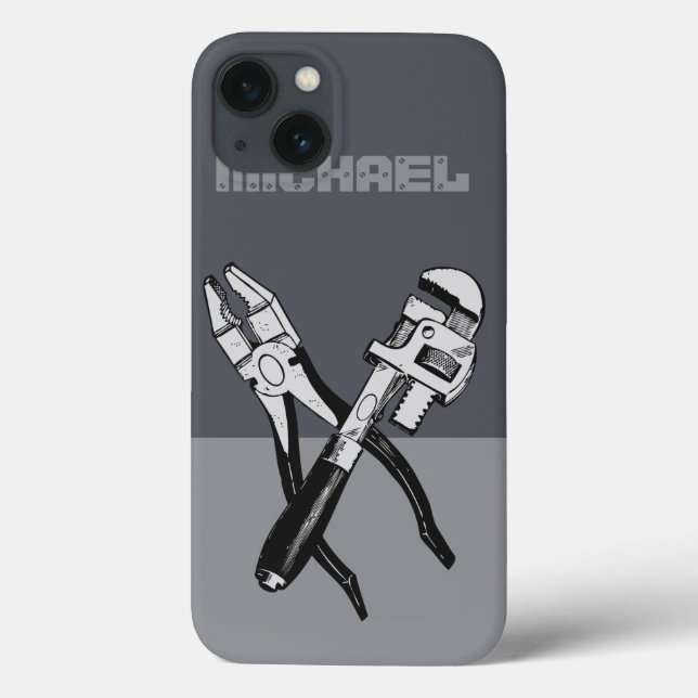 Case-Mate iPhone OUTILS coques monogrammes personnalisés (Verso)