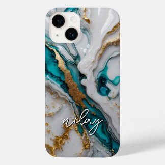 Case-Mate iPhone Parties scintillant de marbre Coque monogramme - c