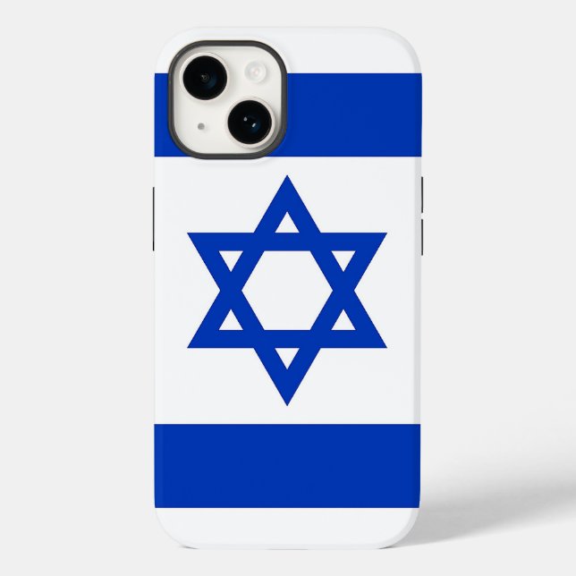 Case-Mate iPhone Patriotique Apple Coque-Mate, Israël drapeau Coque (Verso)
