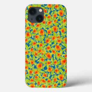 Case-Mate iPhone Pays Marigolds sur Coque bleu-Mate coque ipad