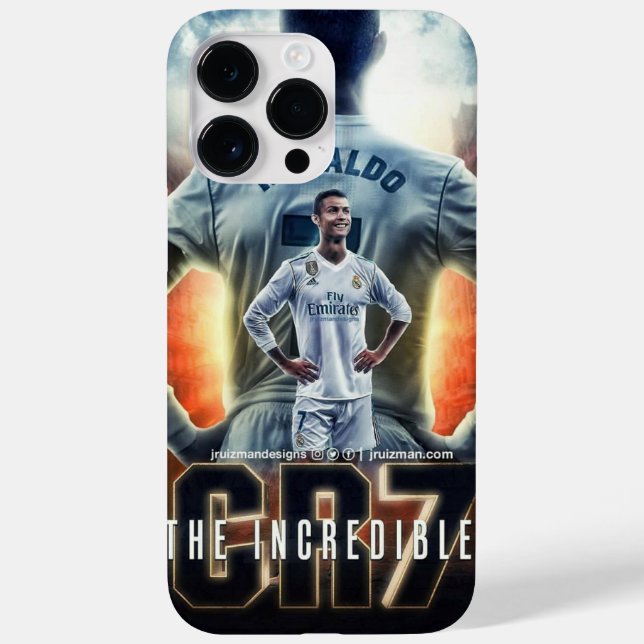 Case-Mate iPhone Photo Ronaldo sur Iphone14 pro max Coque (Verso)