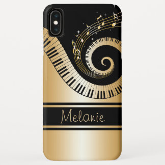 Case-Mate iPhone Piano Keys et Gold Music Notes Galaxy Coque