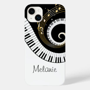 Case-Mate iPhone Piano Keys et Gold Music Notes Galaxy Coque