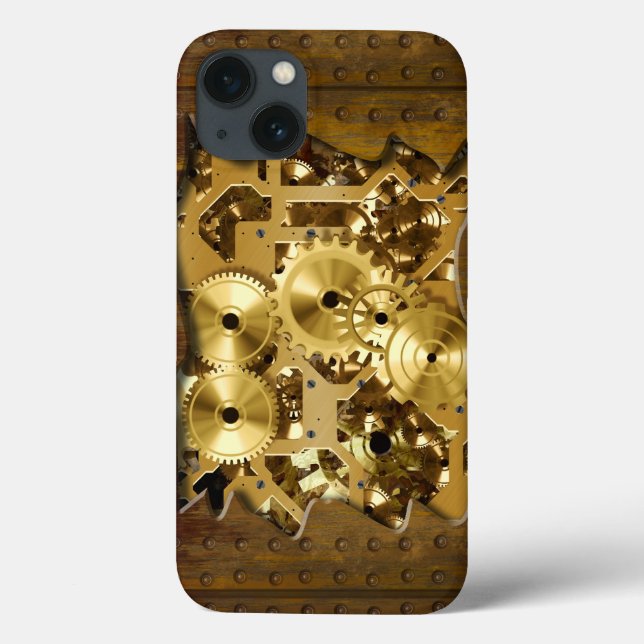 Case-Mate iPhone Radical Steampunk 3 Coque-Mate Coque (Verso)