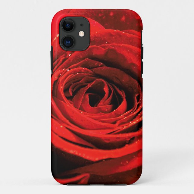 Case-Mate iPhone Red rose I-phone à peine là coque (Dos)