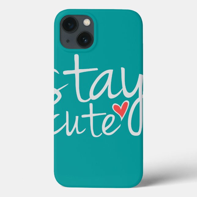 Case-Mate iPhone Restez mignonnes à peine Il coque ipad, Gris (Verso)