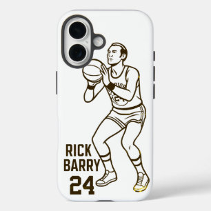 Rick Barry Basketball Legend Cartoon Coques classi