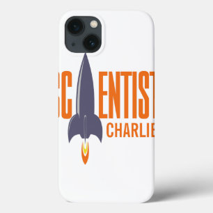 Pour iPhone Rocket Scientifique nom personnalisé et coques cou