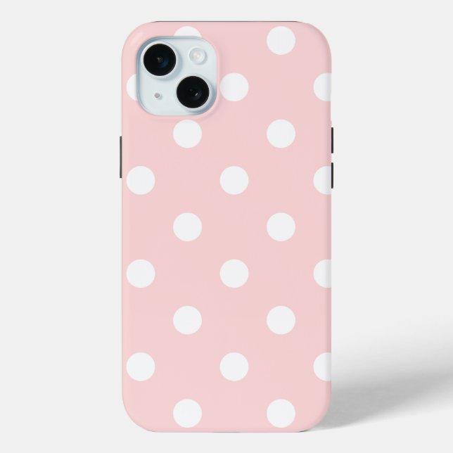 Case-Mate iPhone Séjour Classy 1 - Belle fille Pois Coque - (Verso)