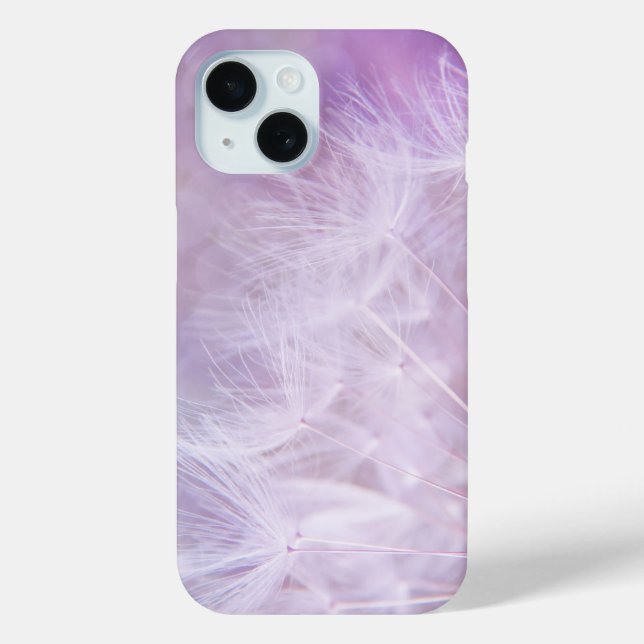 Case-Mate iPhone Semences de Dandelion doux sur pourpre | Coque de  (Verso)