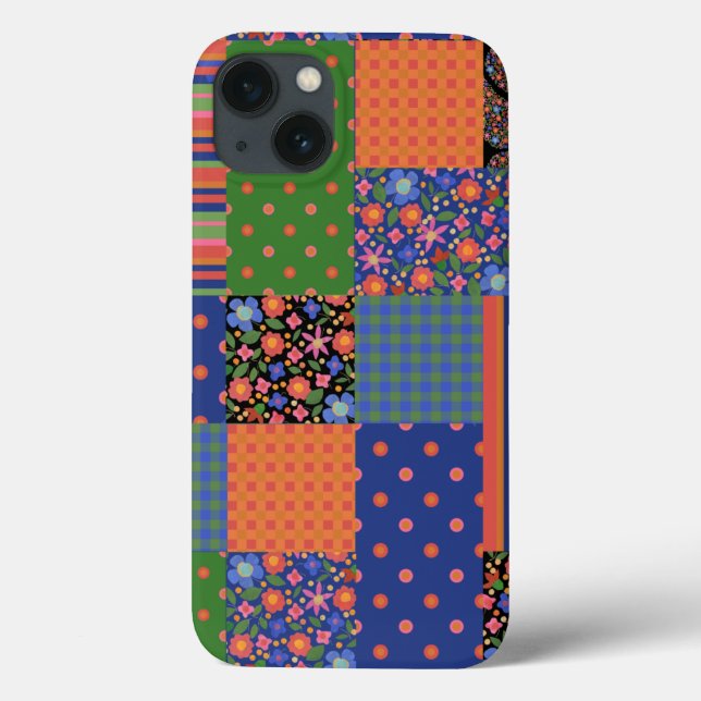 Case-Mate iPhone Style d'art populaire Faux Patchwork coque ipad-Ma (Verso)