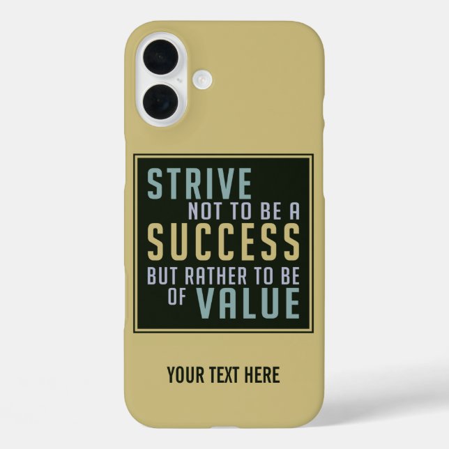 Case-Mate iPhone Succès et valeur coques de motivation personnalisé (Verso)