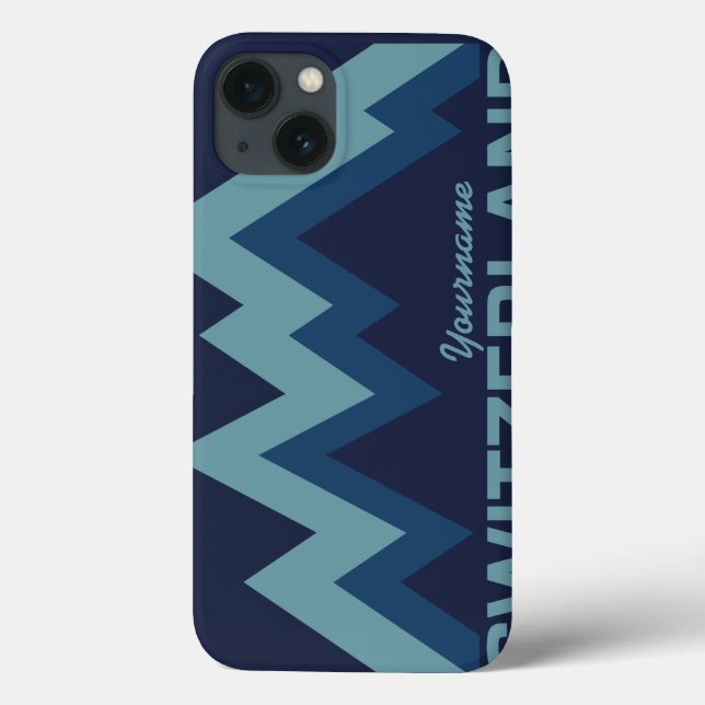 Case-Mate iPhone SUISSE coques monogrammes personnalisés (Verso)