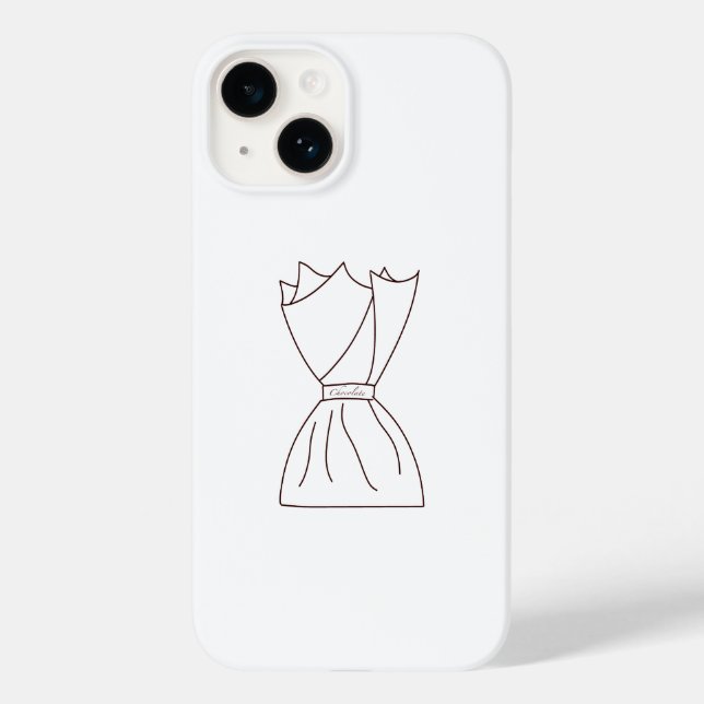 Case-Mate iPhone téléphone coque chocolat sucré chocolat délicieux (Verso)