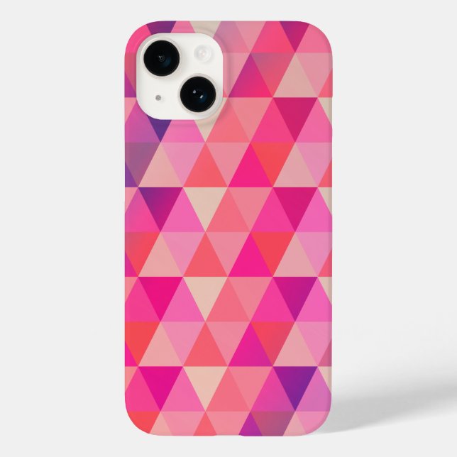 Case-Mate iPhone Trendy Colorful Triangles géométriques Motif Coque (Verso)