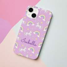 Unicorne Personnalisée Rainbow Sparkle coque iphon