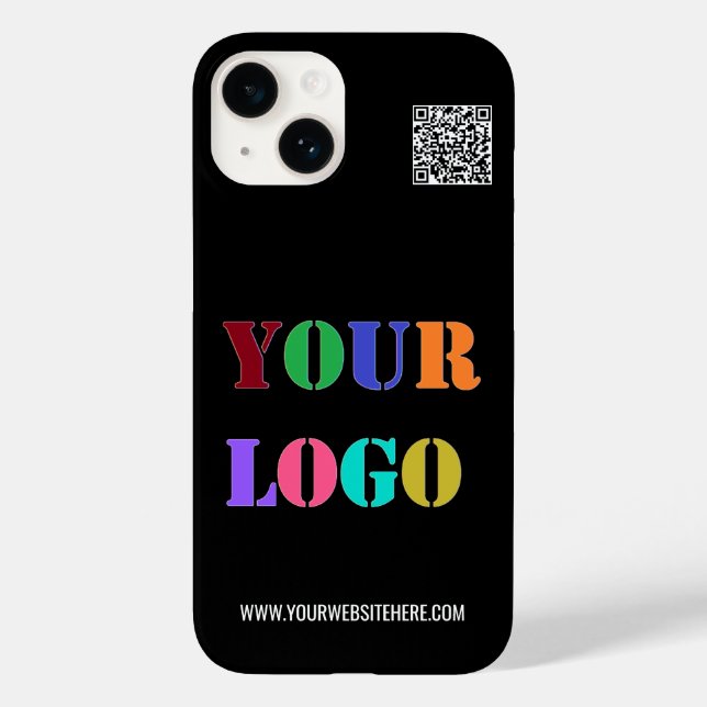 Case-Mate iPhone Votre site de logo d'entreprise Couleurs coque iph (Verso)